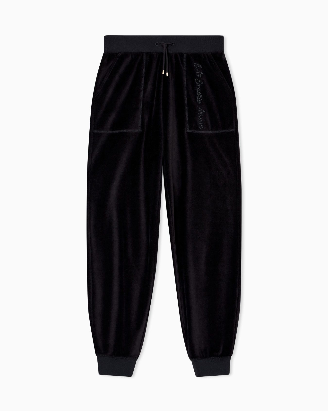 Athletic Velour stretch chenille joggers Slide 0