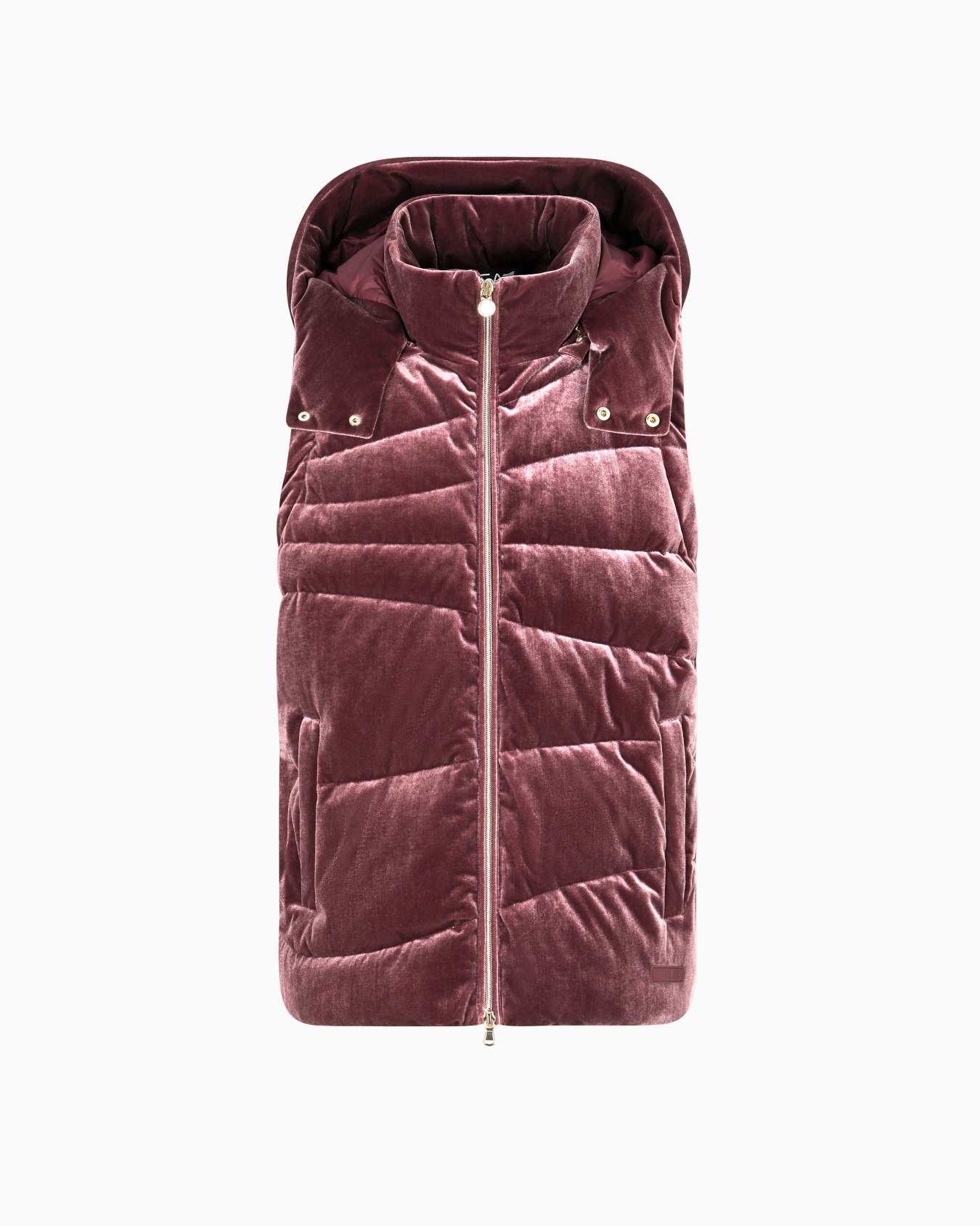 Athletic Velour wattierte Jacke aus elastischem Samt Folie 4