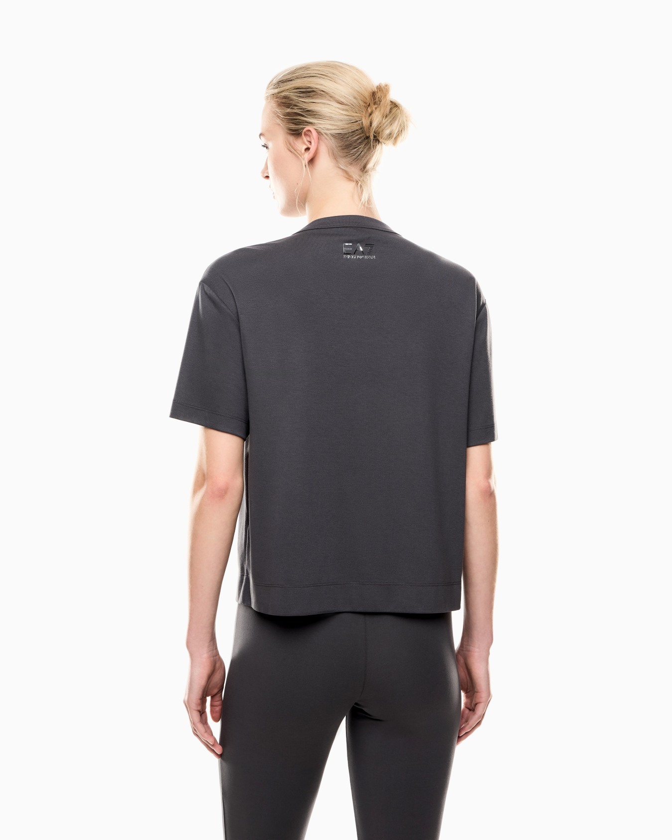 Precious viscose-blend crew-neck T-Shirt Slide 2