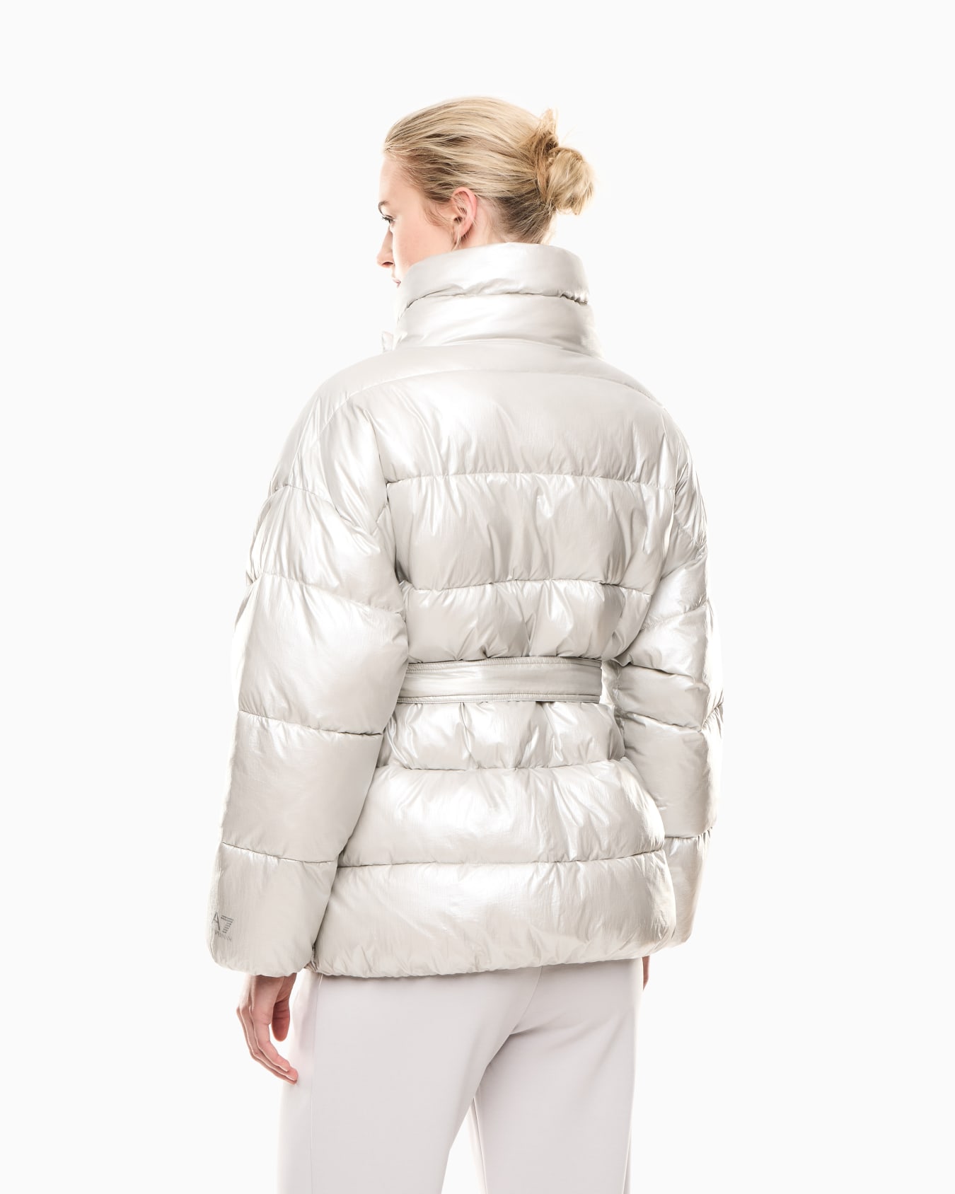 Chaqueta acolchada de nailon efecto nacarado Precious Diapositiva 2