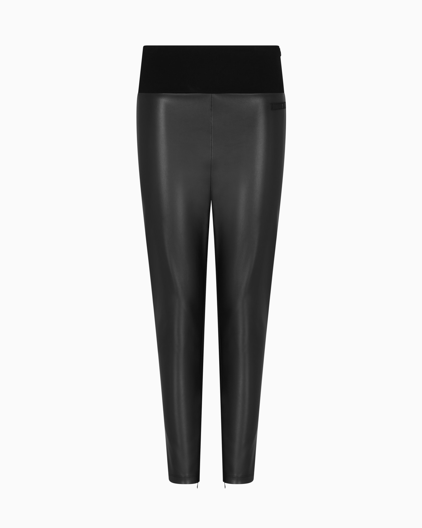 Legging Winter Mix avec empiècements en tissu effet cuir Diapositive 0