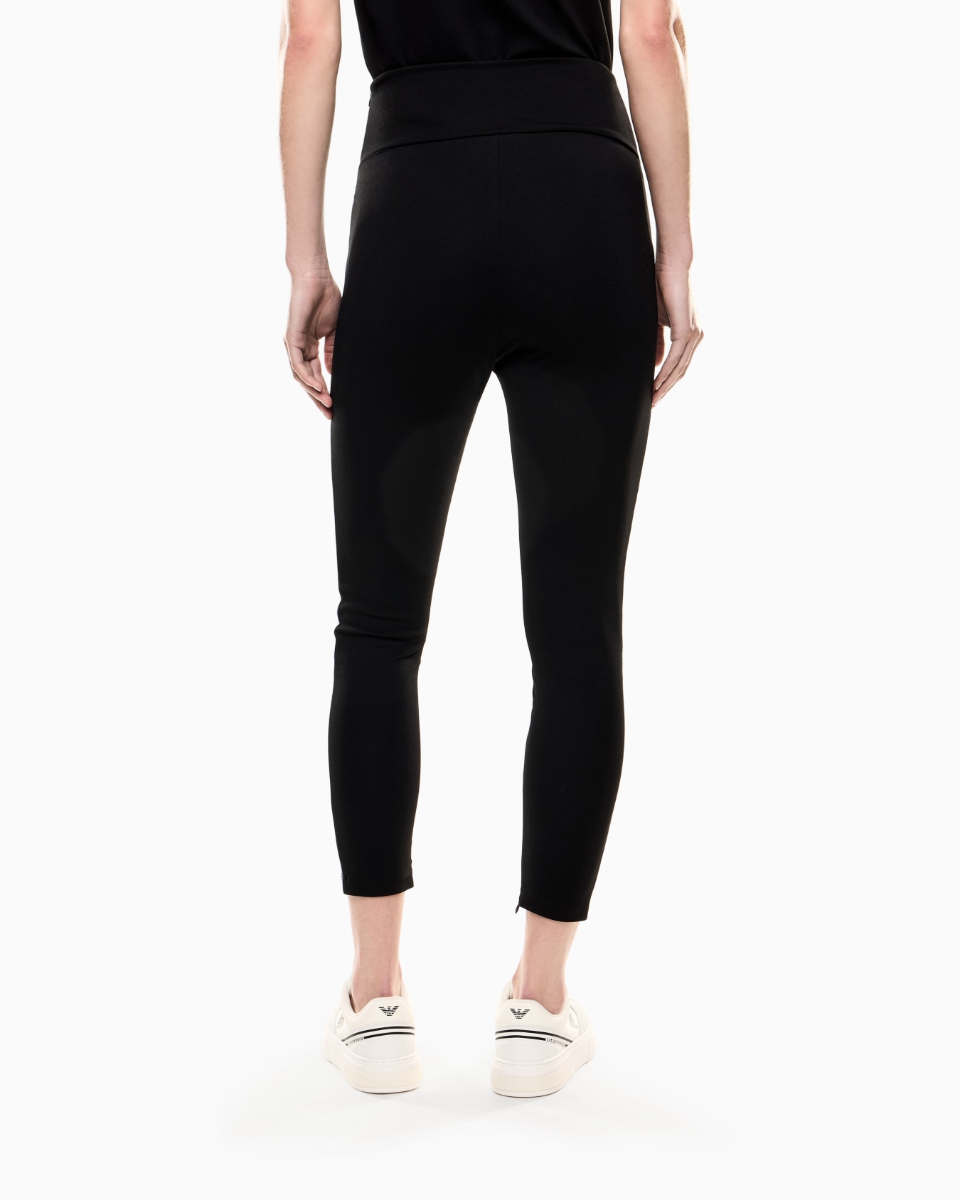 Legging Winter Mix avec empiècements en tissu effet cuir Diapositive 2