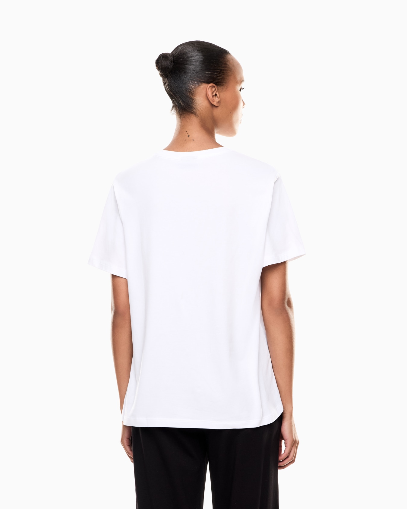 T-shirt Core Lady à manches courtes en jersey de coton stretch Diapositive 2