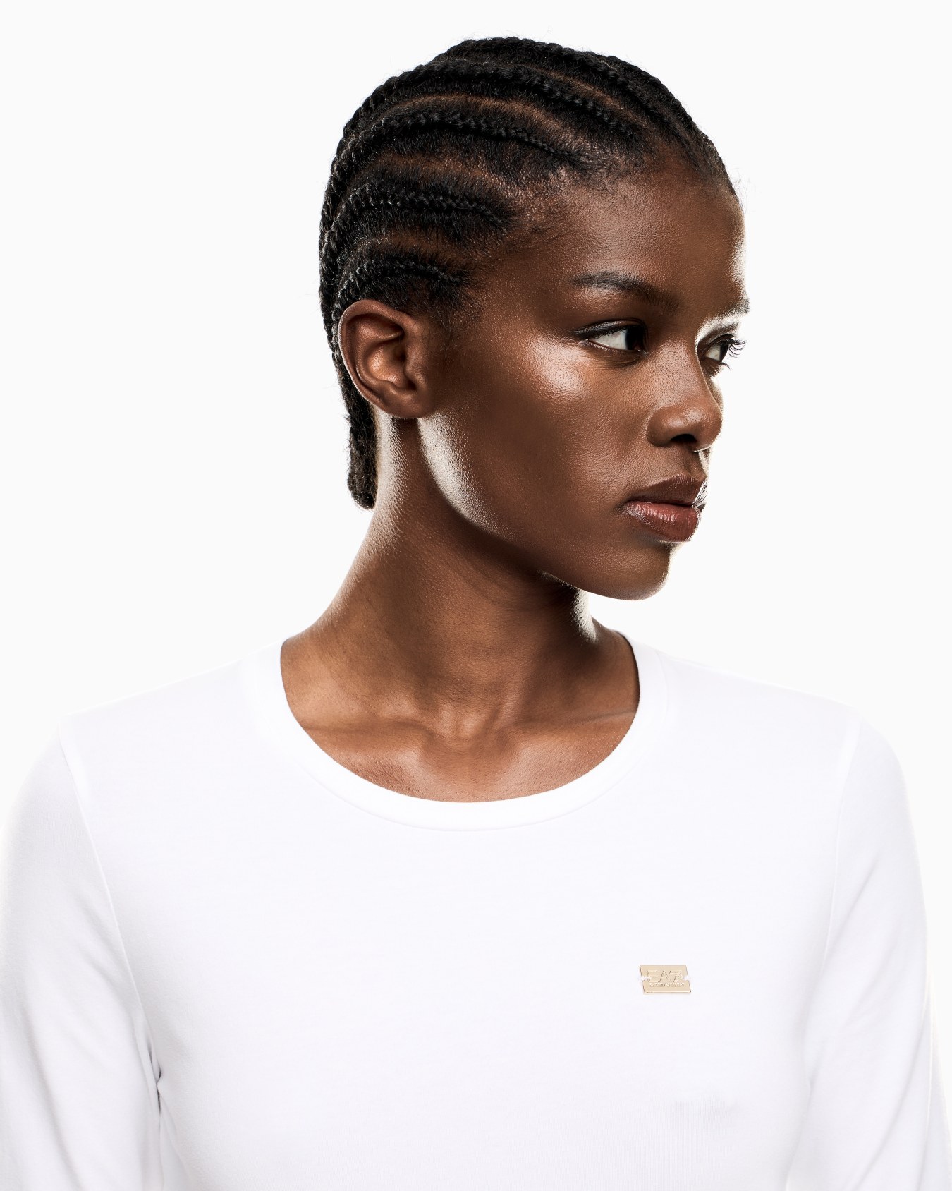 <オンライン限定>Core Lady 長袖Tシャツ ストレッチジャージー スライドする 4