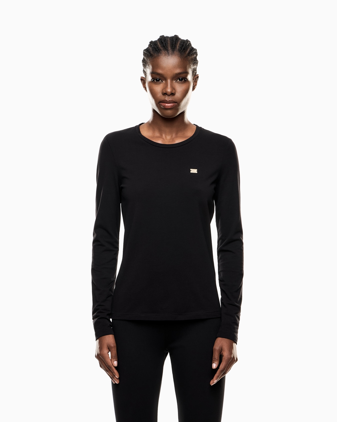 Core Lady stretch-jersey, long-sleeved T-shirt Slide 3