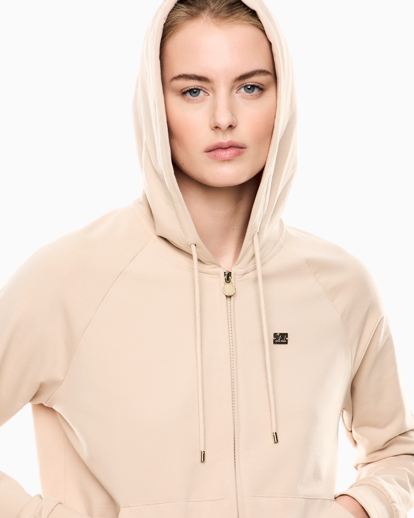 Sudadera Core Lady con capucha de algodón elástico Diapositiva 4