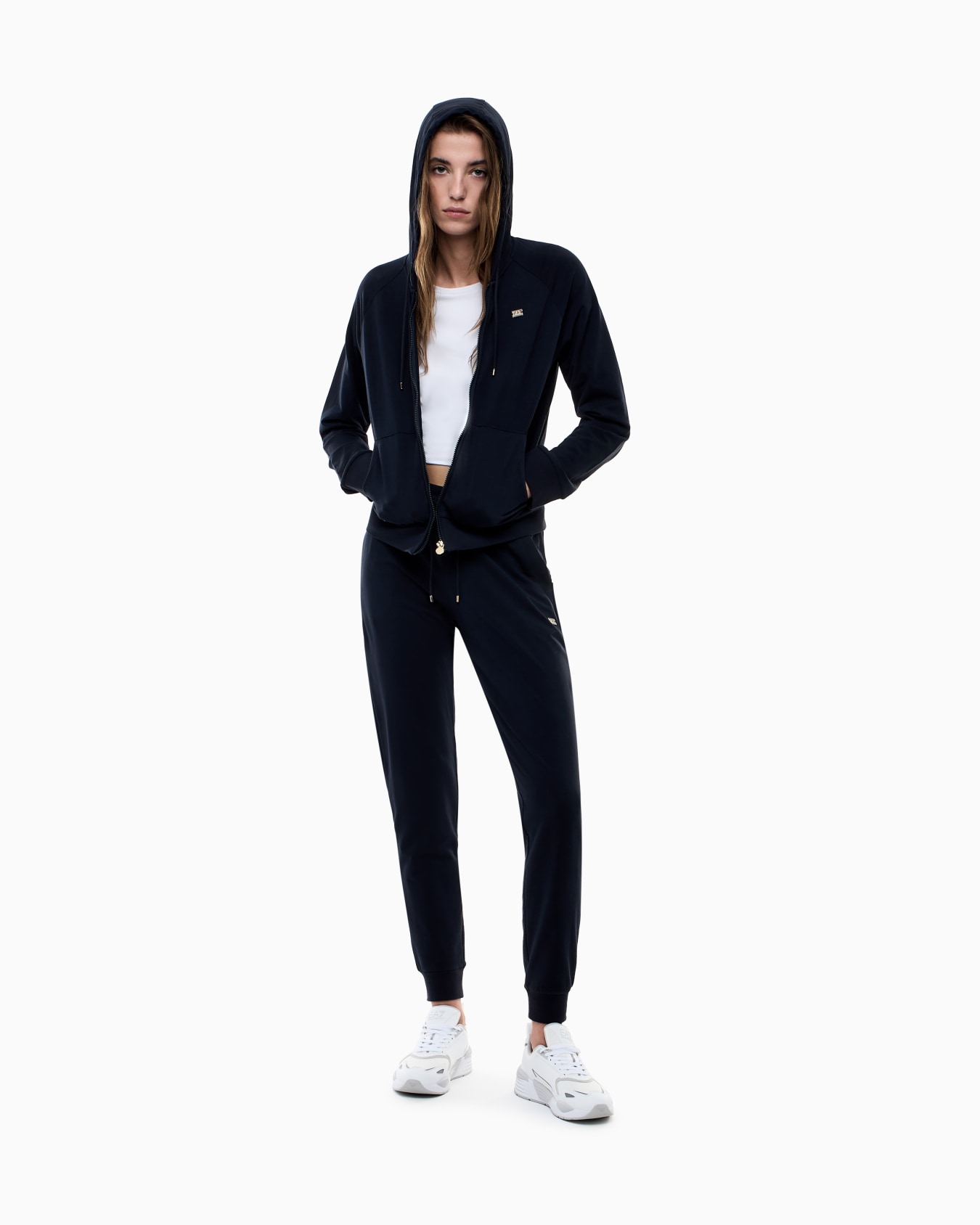 Core Lady stretch-cotton joggers Slide 1