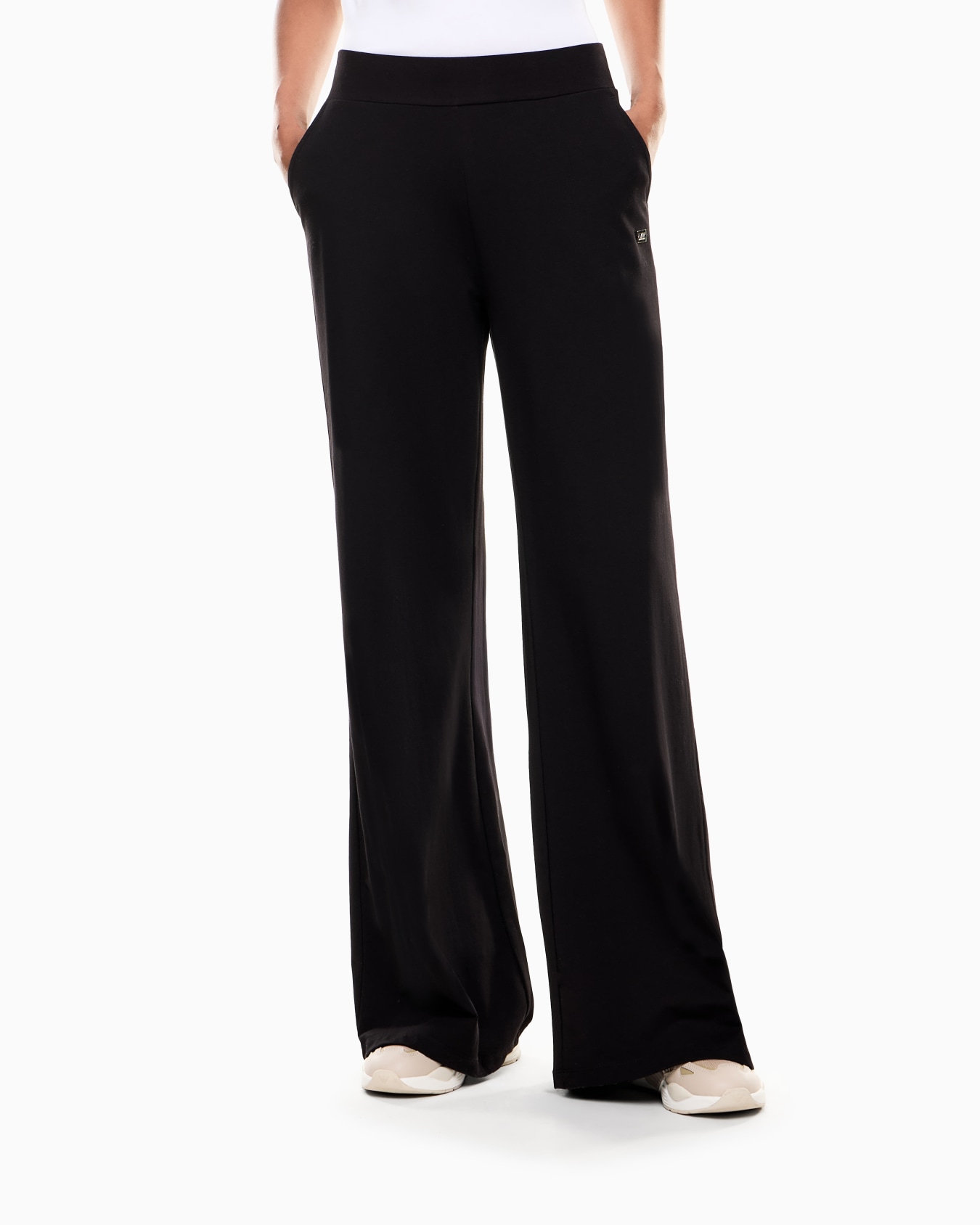 Core Lady stretch-cotton wide-leg trousers Slide 3