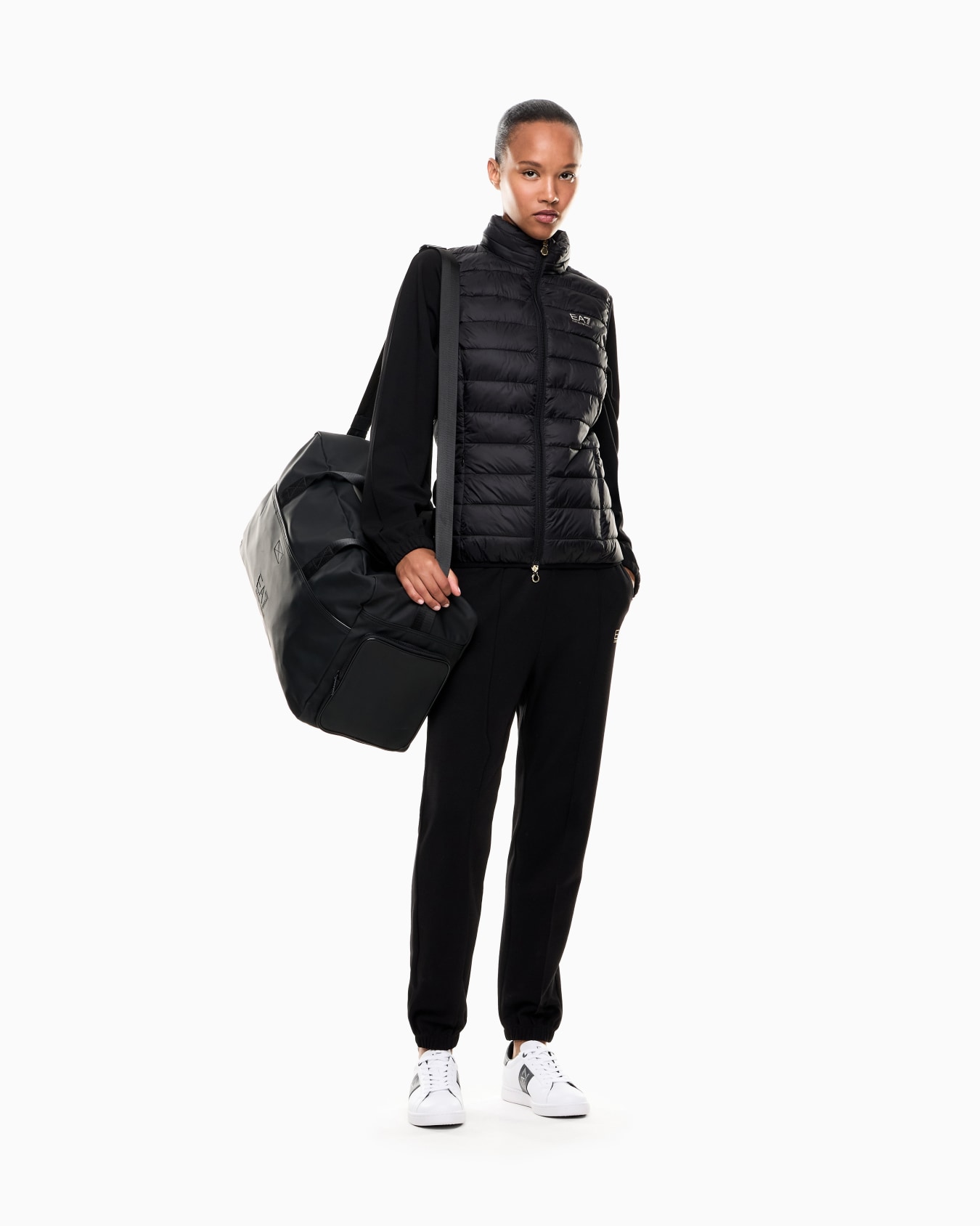 Core Lady nylon packable padded gilet Slide 1