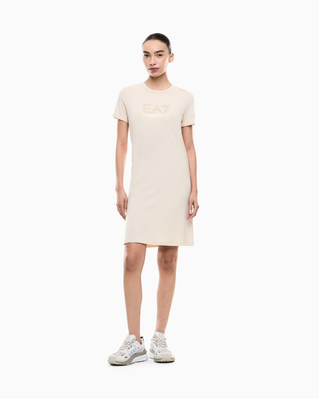 Evolution stretch-cotton and modal-blend jersey dress Slide 1