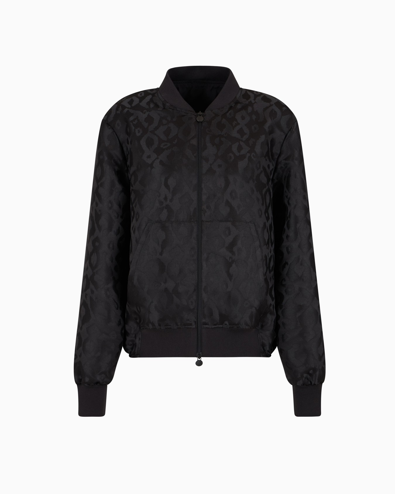 Graphic Series animal print satin bomber jacket Slide 0