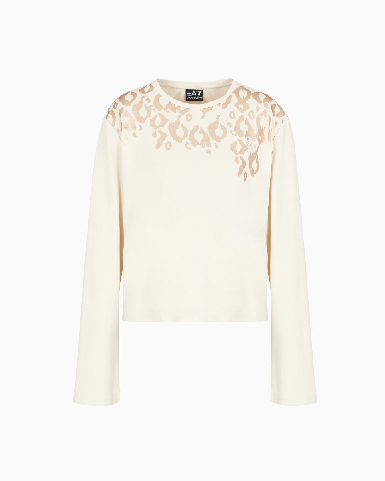 Graphic Series stretch-cotton long-sleeved T-shirt Slide 0