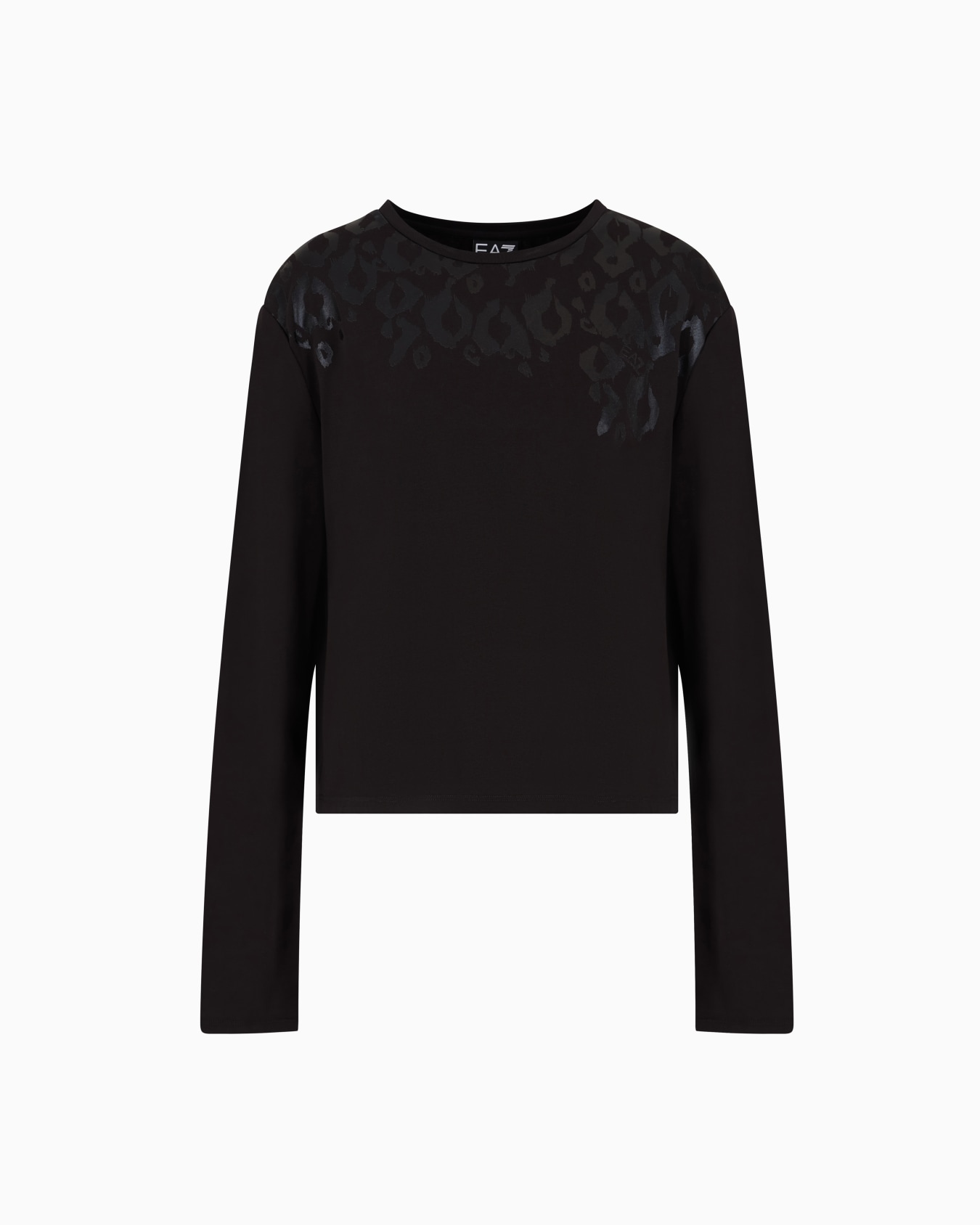 Graphic Series stretch-cotton long-sleeved T-shirt Slide 0