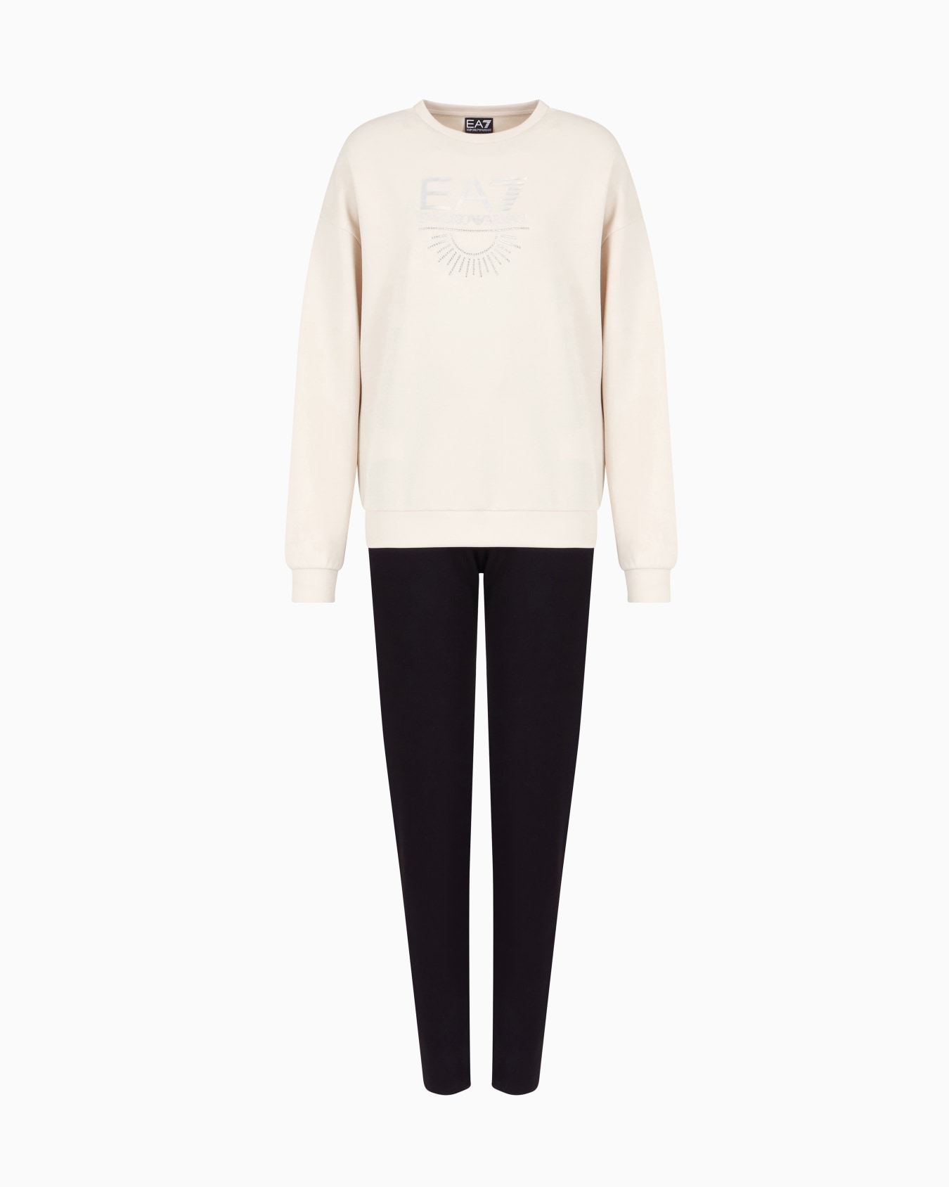 Stretch cotton and modal blend tracksuit Slide 0