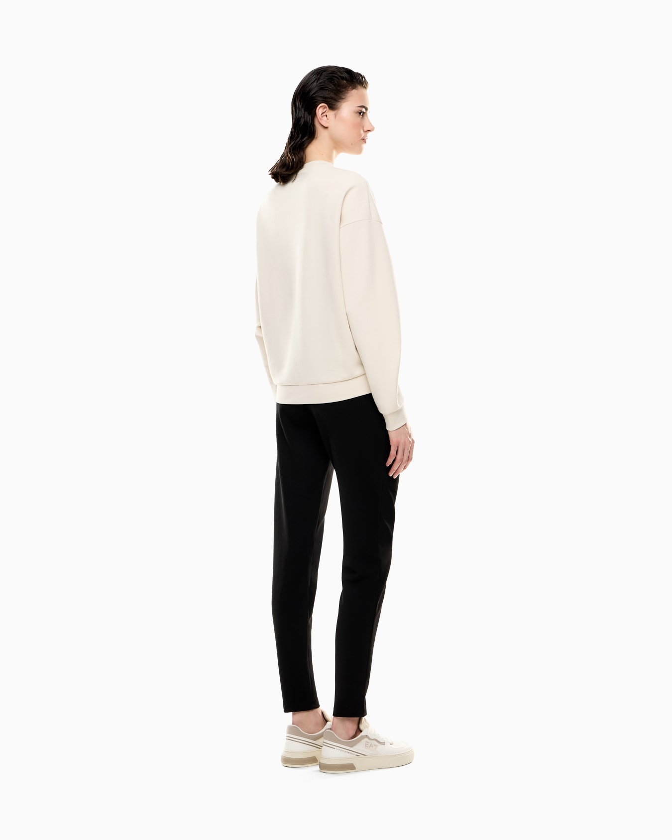 Stretch cotton and modal blend tracksuit Slide 2