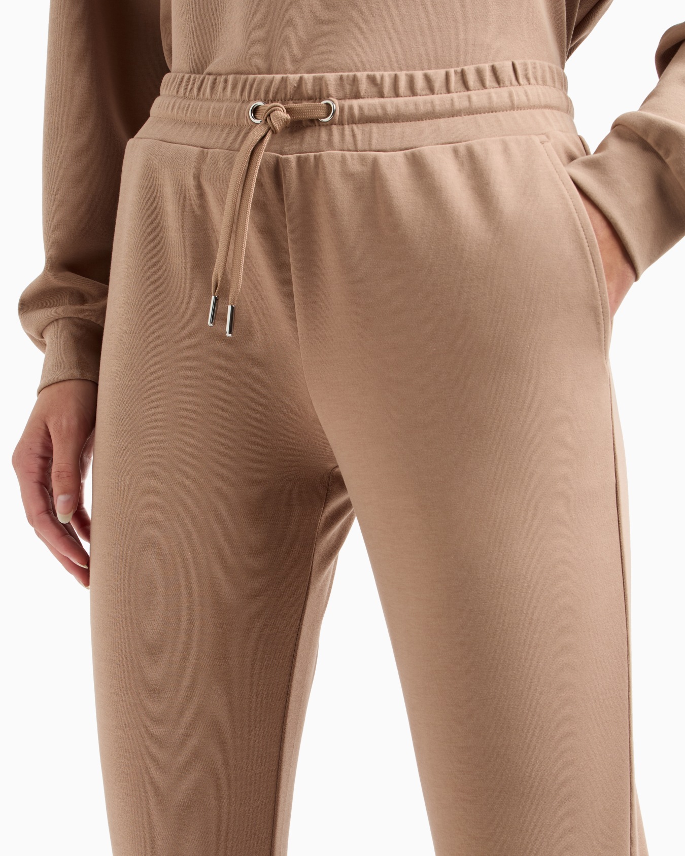 Stretch cotton and modal blend tracksuit Slide 5