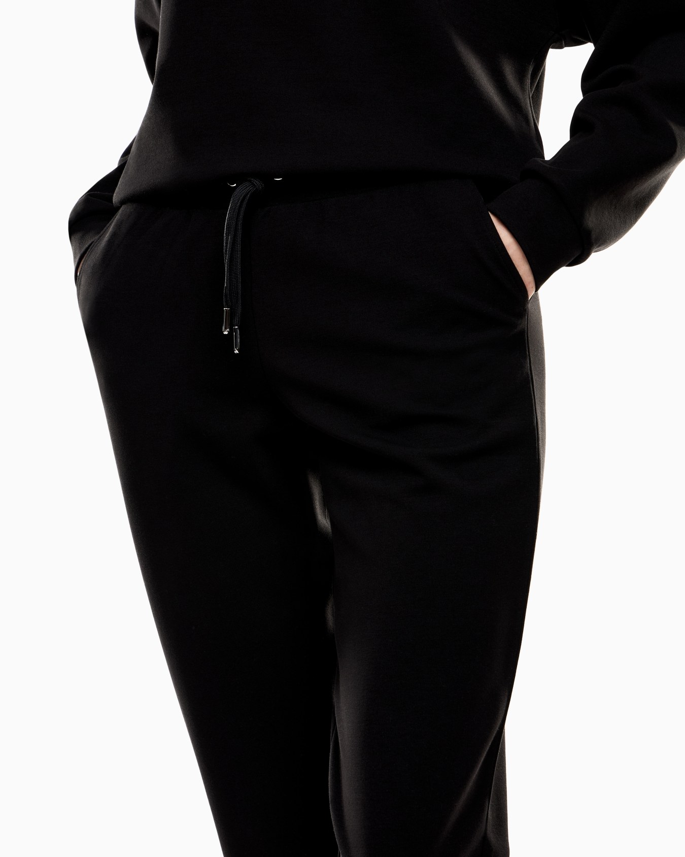 Stretch cotton and modal blend tracksuit Slide 4