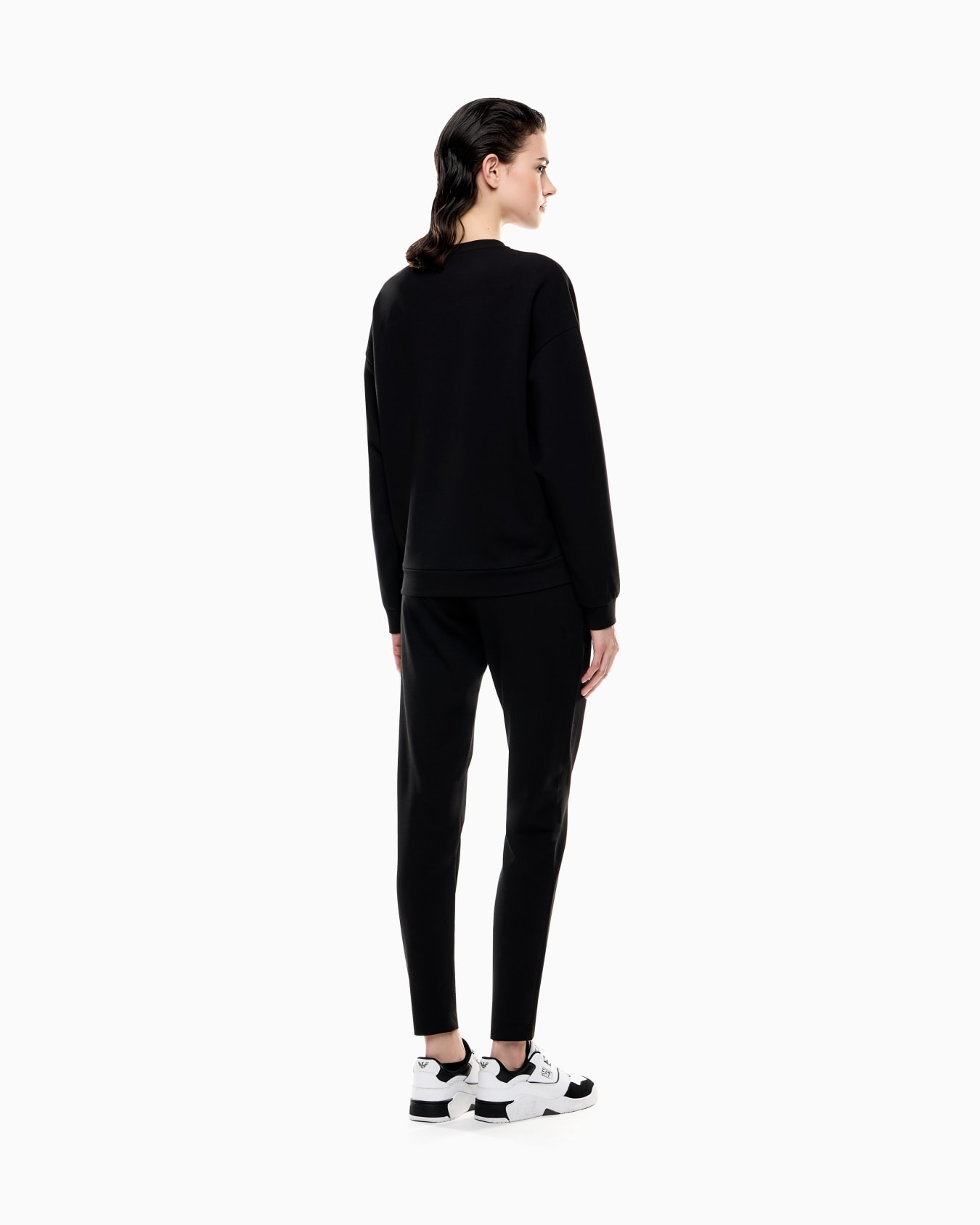 Stretch cotton and modal blend tracksuit Slide 2