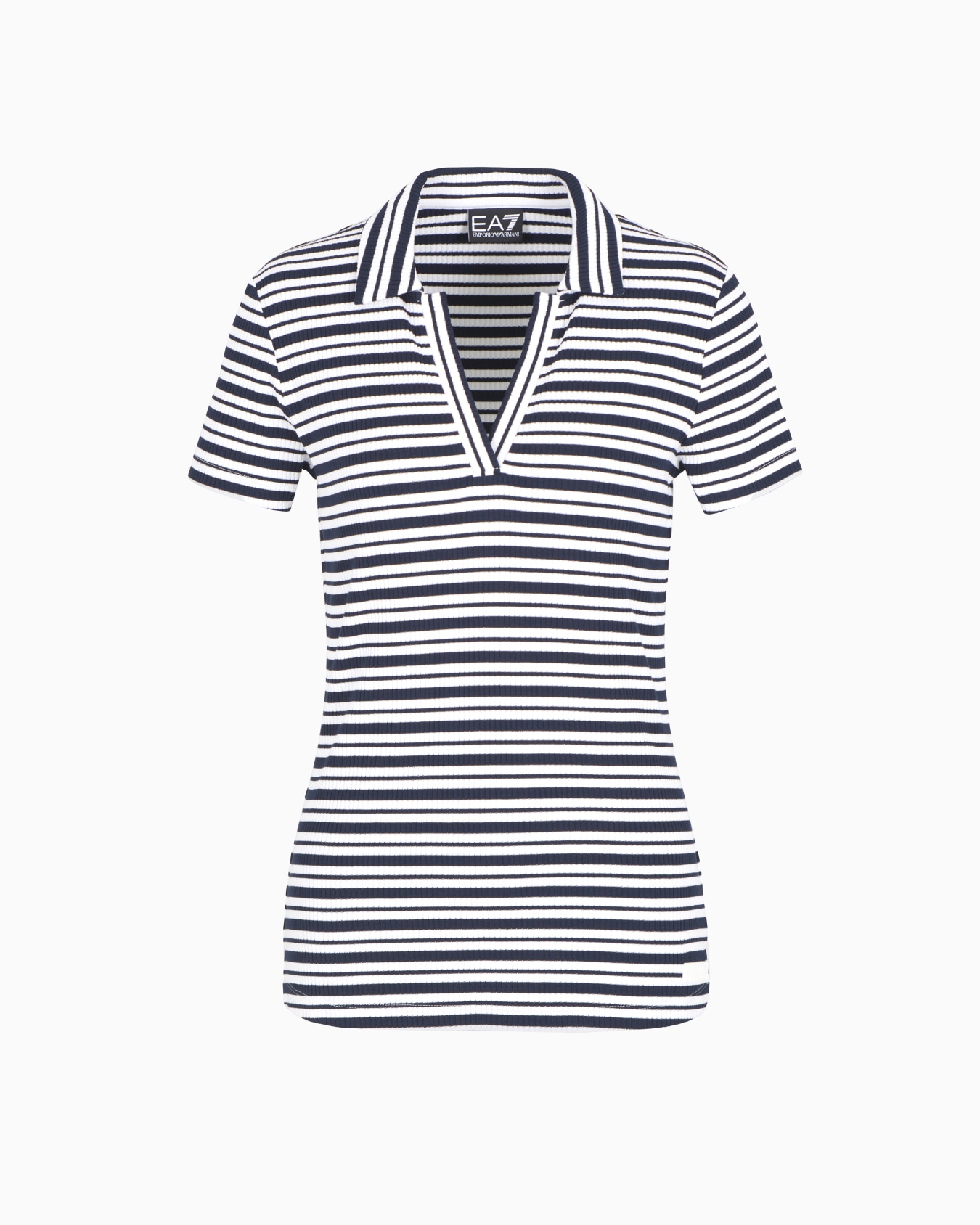 Costa Smeralda stretch viscose jersey polo-neckline T-shirt Slide 0