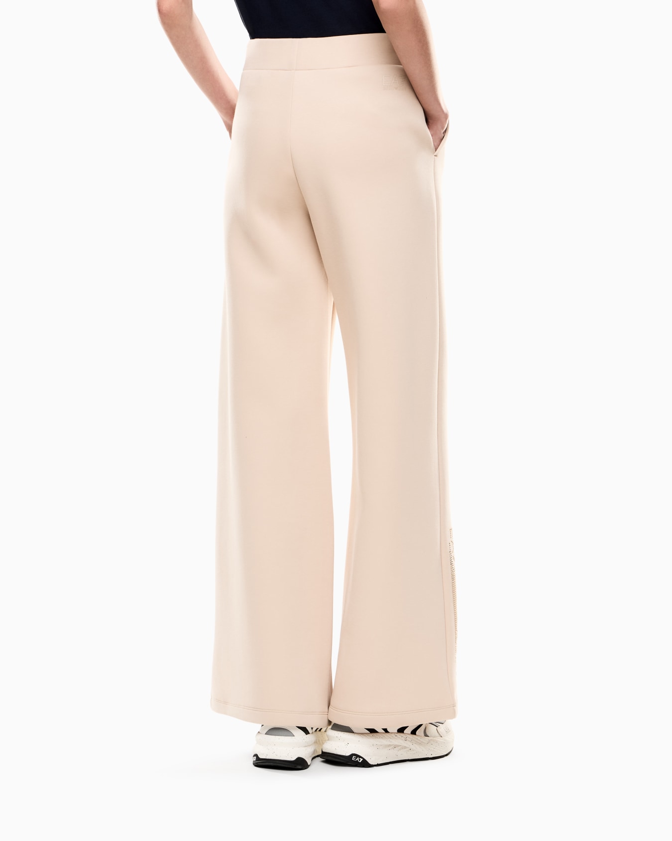 Logo Series cotton-blend wide-leg trousers Slide 2