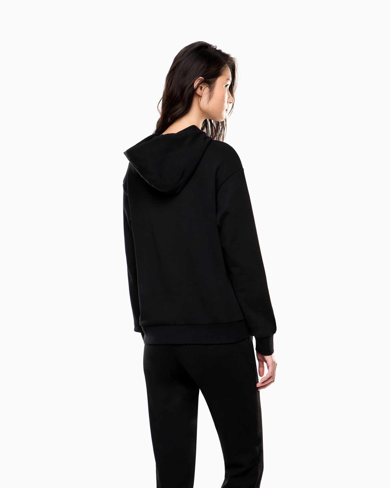 Logo Series stretch cotton-blend hooded sweatshirt Slide 5