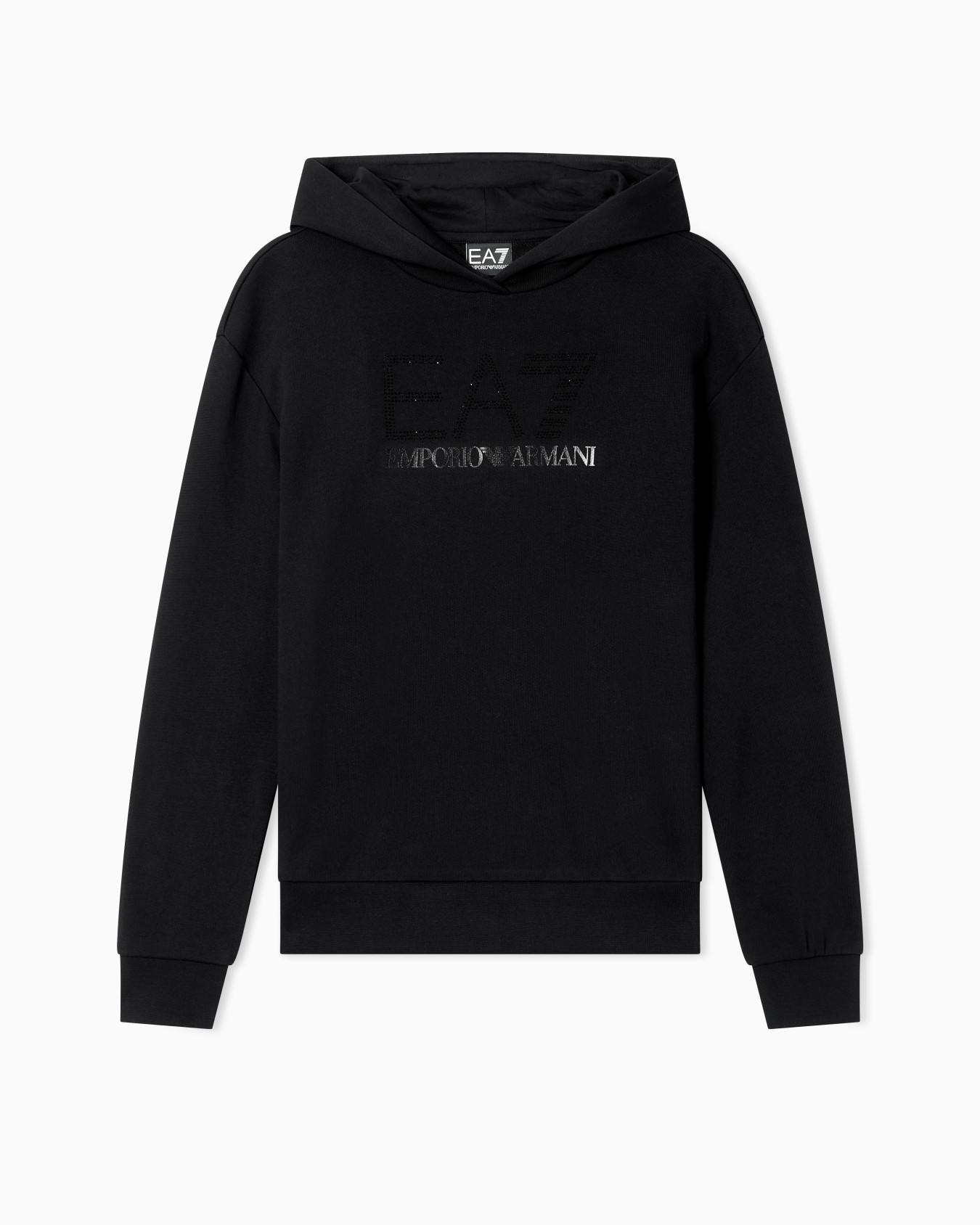 Logo Series stretch cotton-blend hooded sweatshirt Slide 0