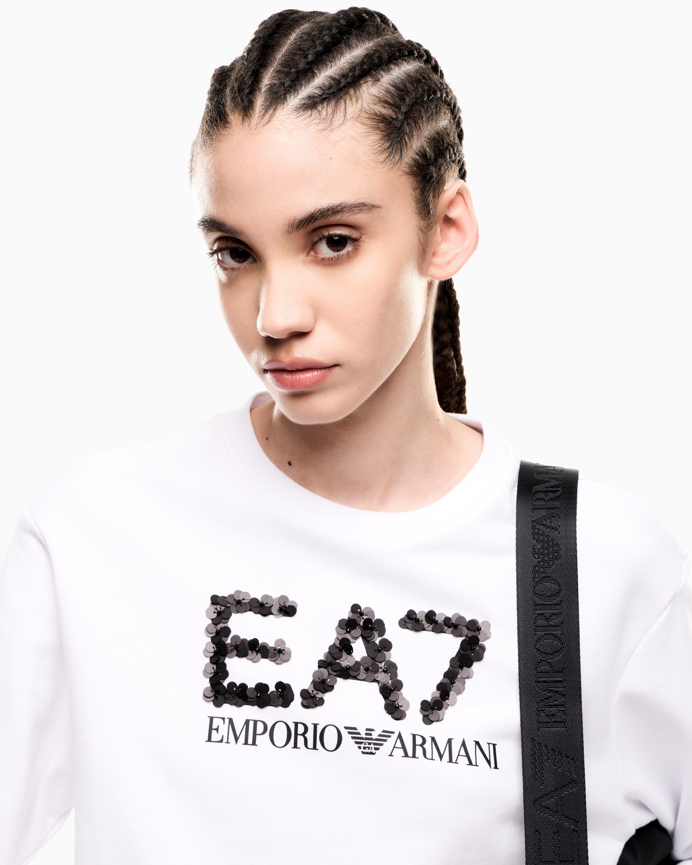 Sweat-shirt ras-du-cou en mélange de coton Diapositive 4