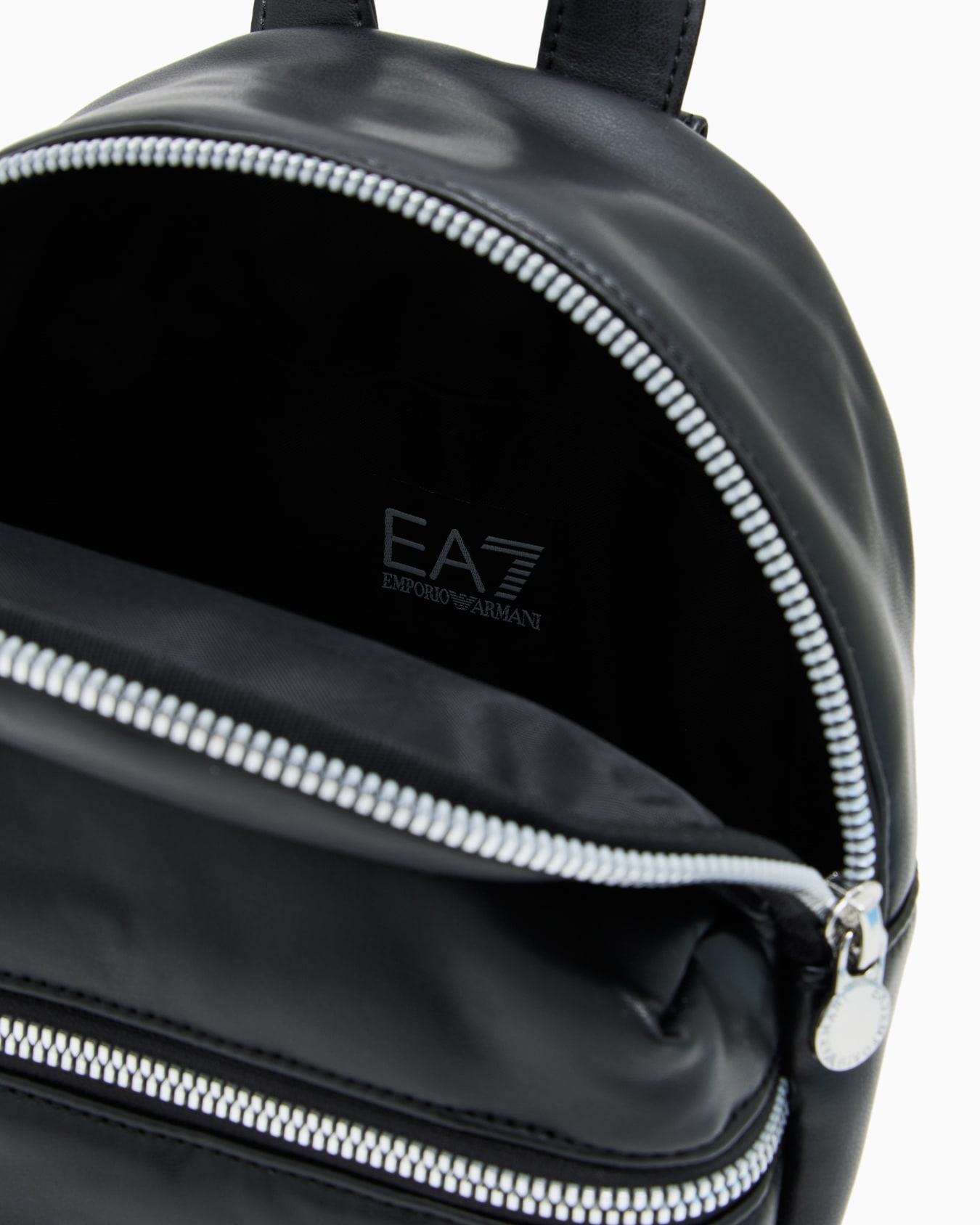 Winter Mix mini backpack in leather-effect fabric Slide 3