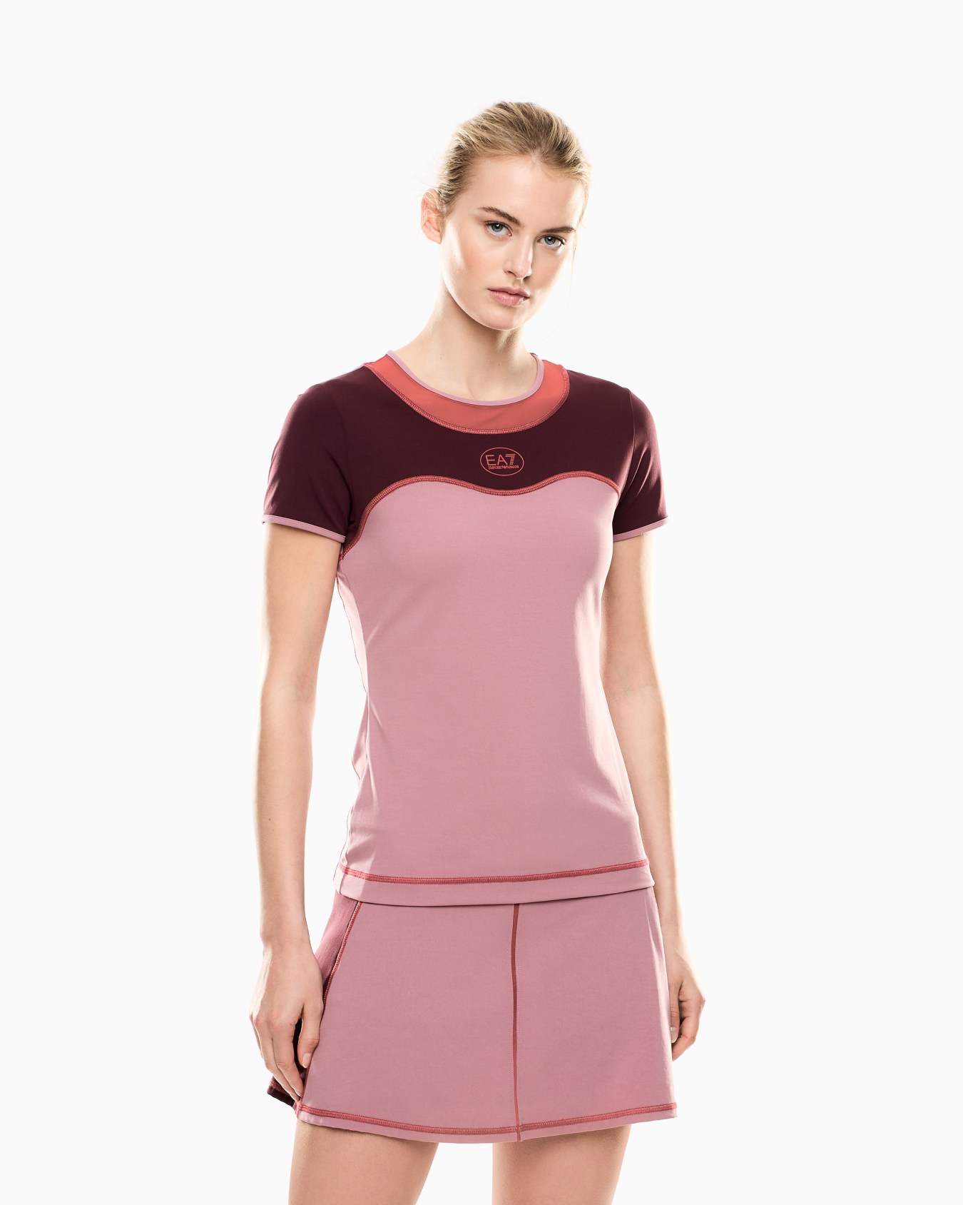 Camiseta de cuello redondo Tennis Pro de tejido técnico VENTUS7 Diapositiva 3