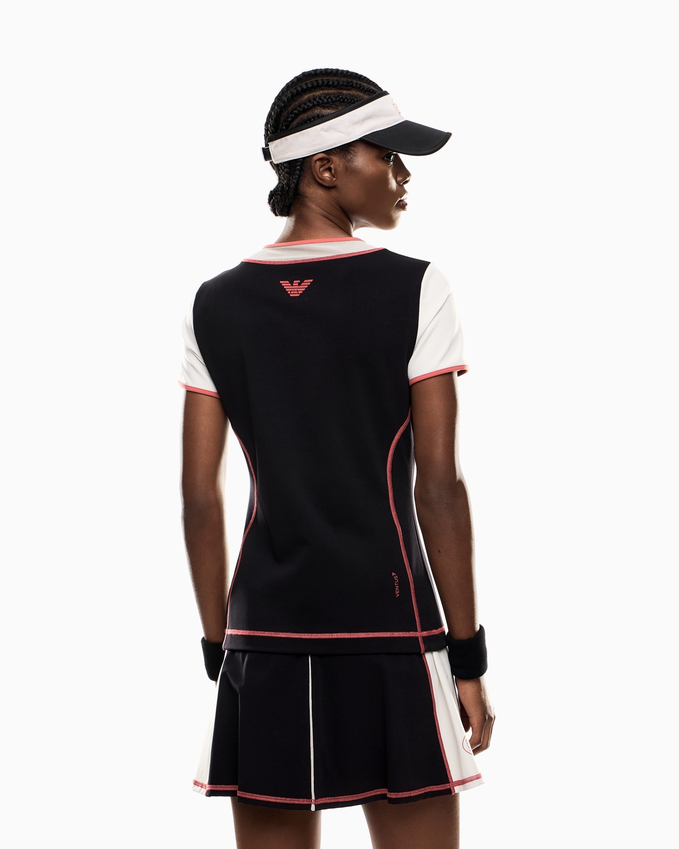 Tennis Pro crew-neck T-shirt in VENTUS7 technical fabric Slide 2