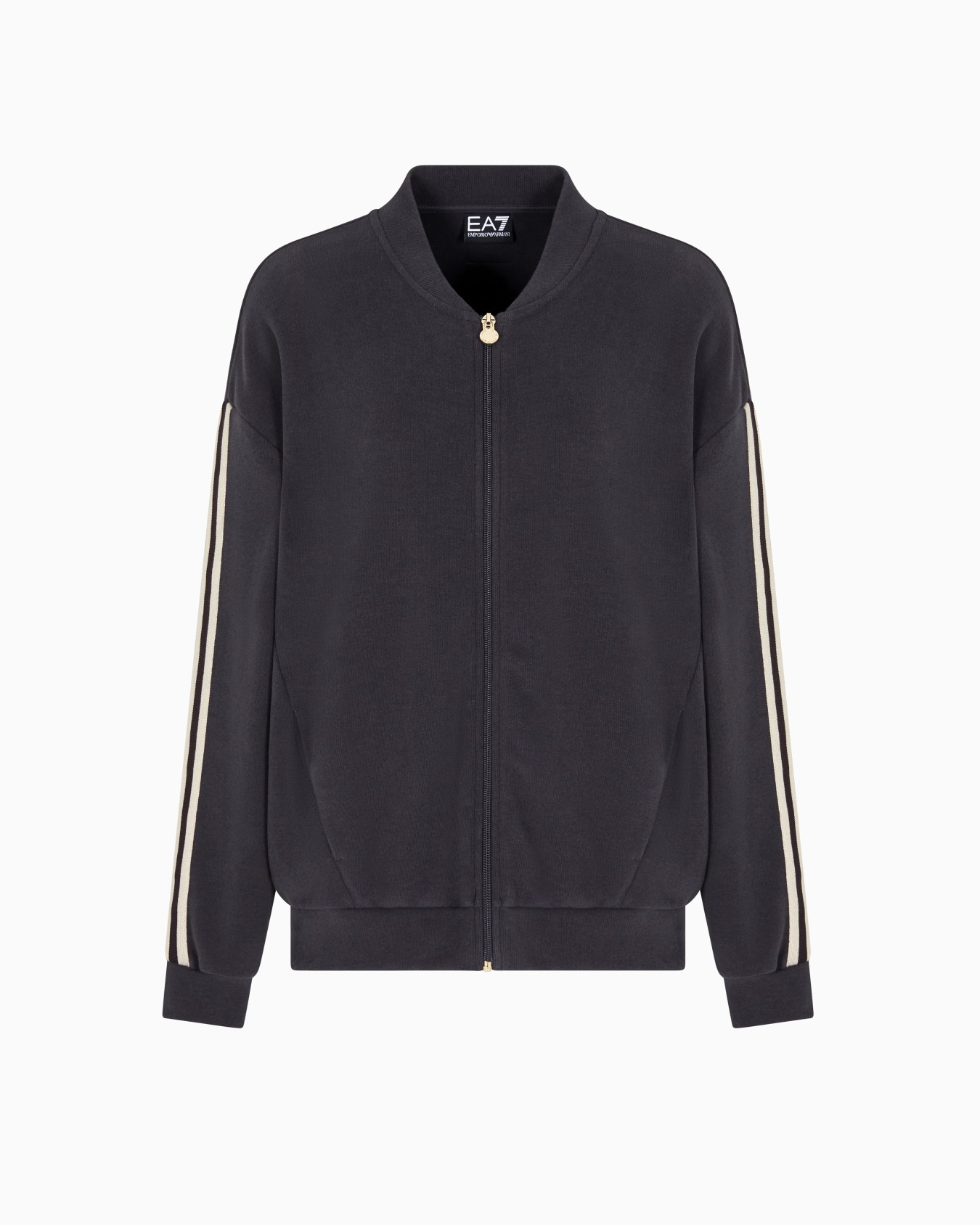 Sporty Forever ジップアップ スウェットシャツ コットン混紡 スライドする 0