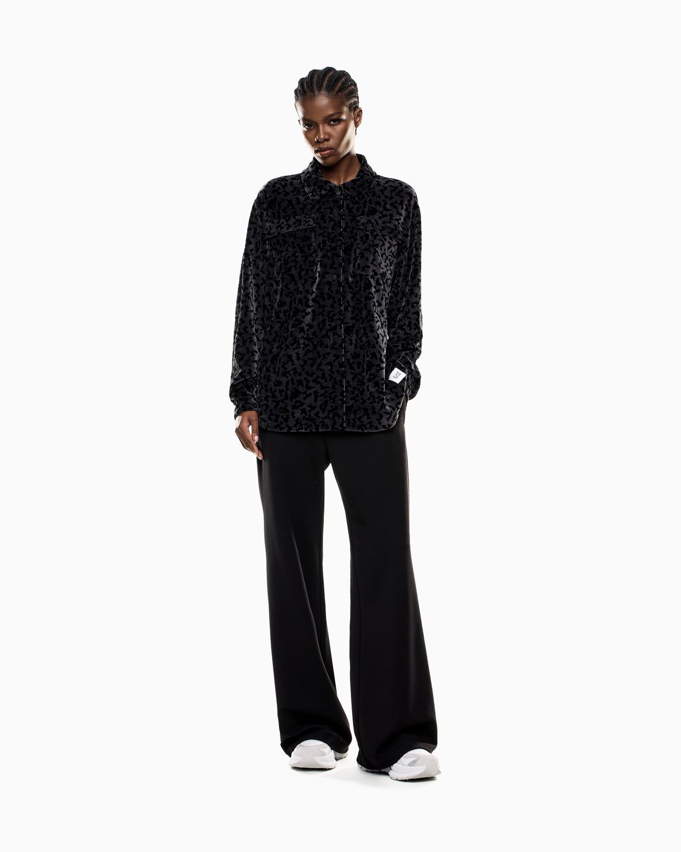 Overshirt Graphic Series in ciniglia stampa animalier Slide 1