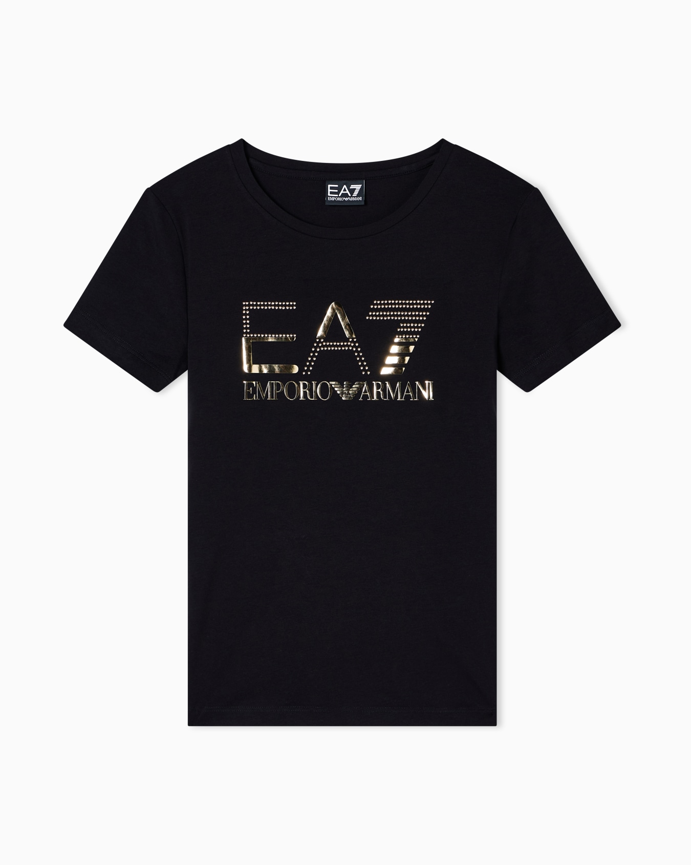 T-shirt ras-du-cou Logo Series en jersey stretch Diapositive 0