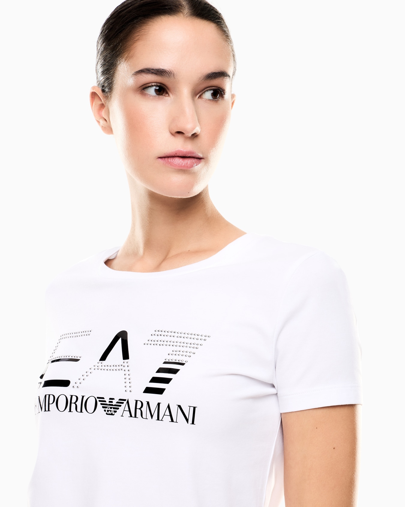 Logo Series stretch-jersey crew-neck T-shirt Slide 4