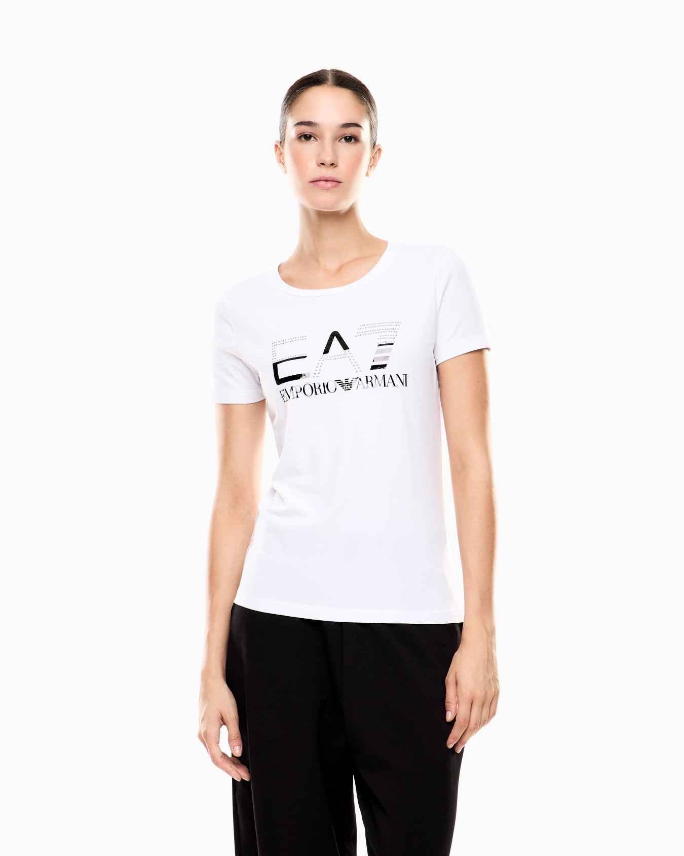Logo Series stretch-jersey crew-neck T-shirt Slide 3
