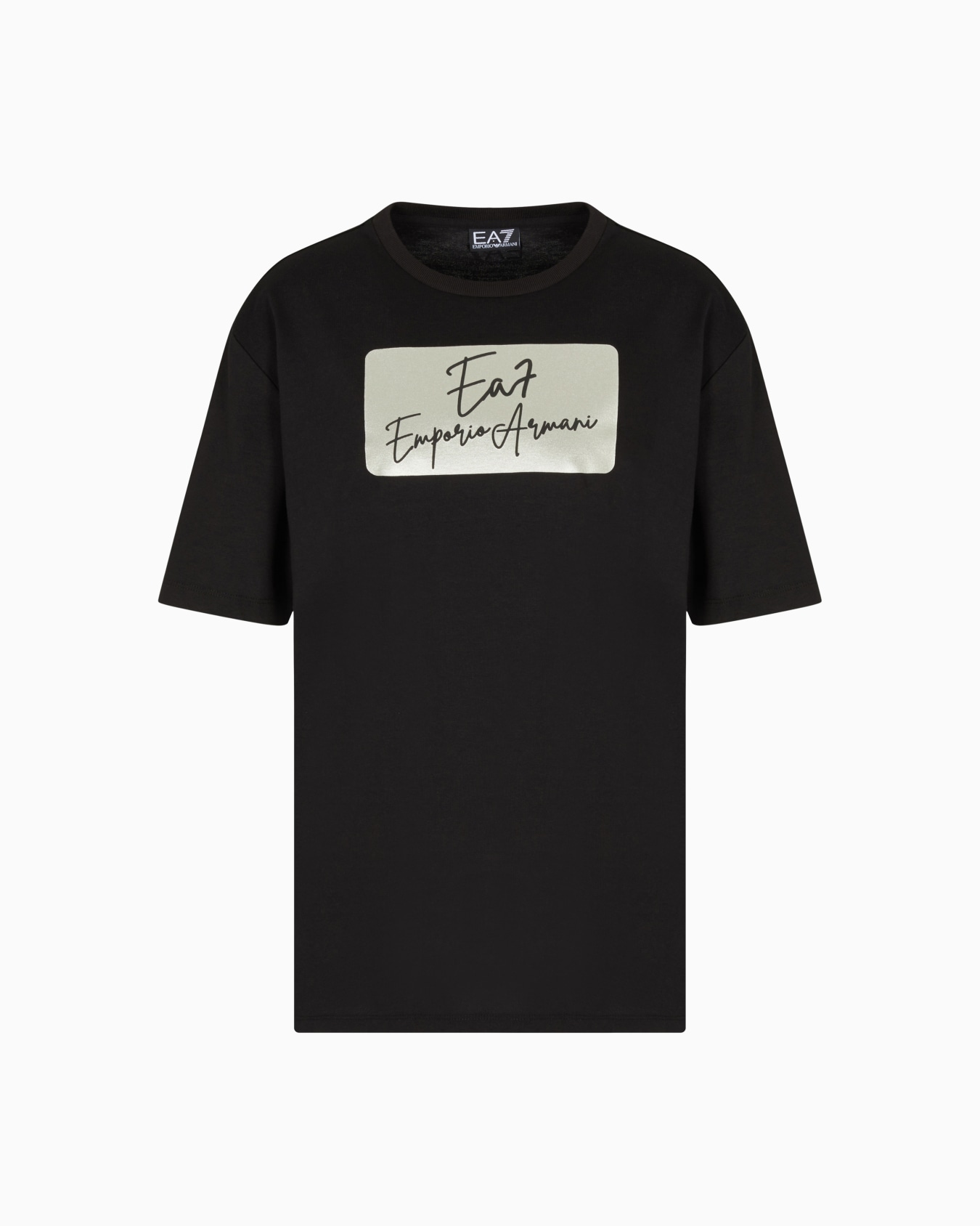 Logo Series cotton jersey crew-neck T-shirt with logo Slide 0