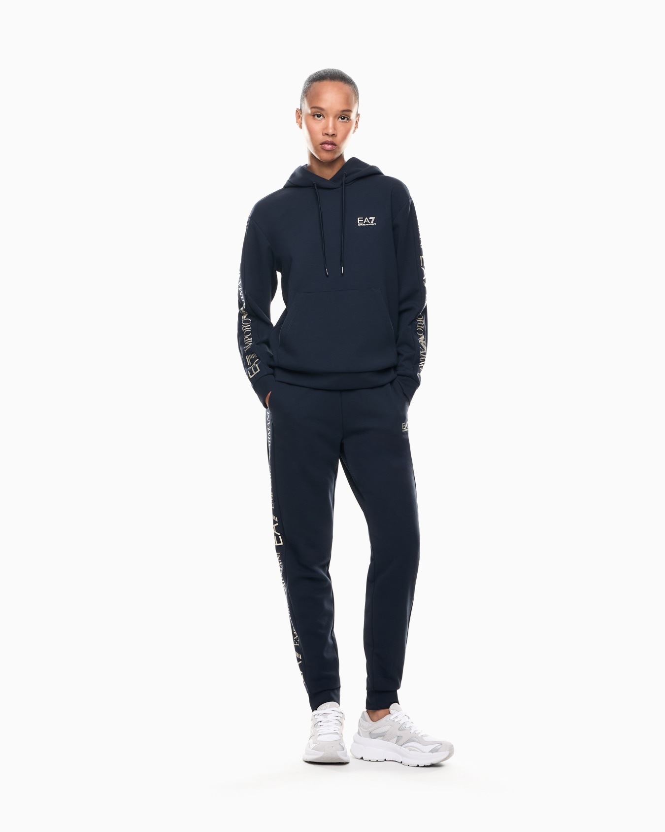 Cotton-blend tracksuit  Slide 1