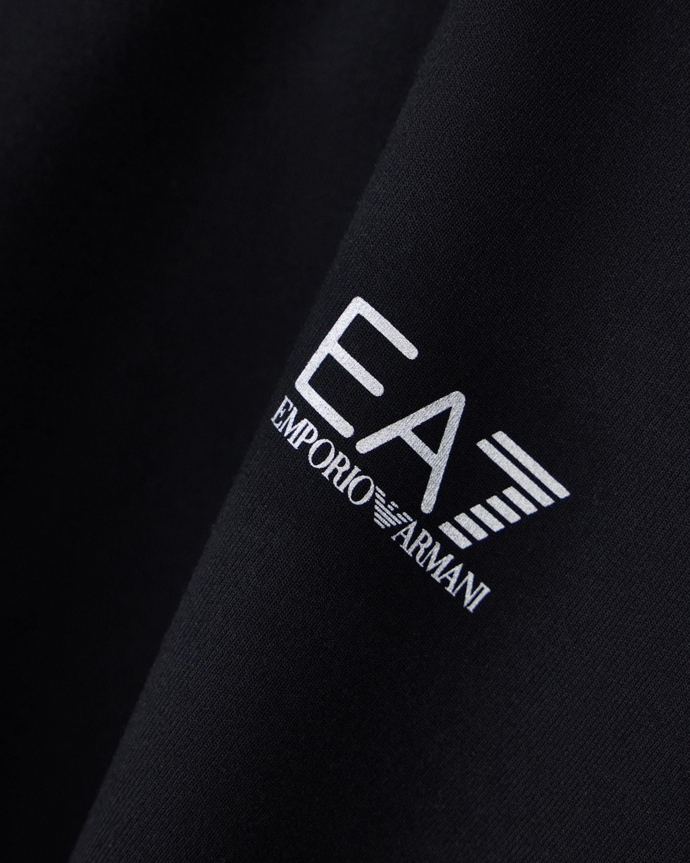 Cotton suit tracksuit with a hood and logo tape Tracksuit Slide 2