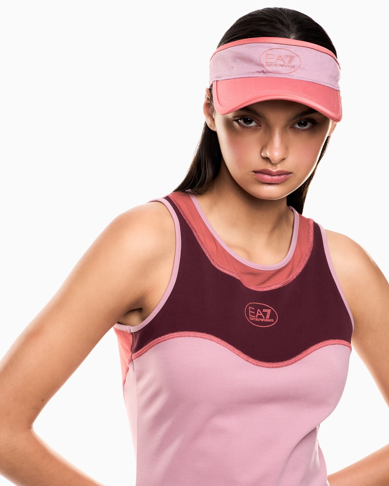 Tennis Pro cotton visor Slide 2