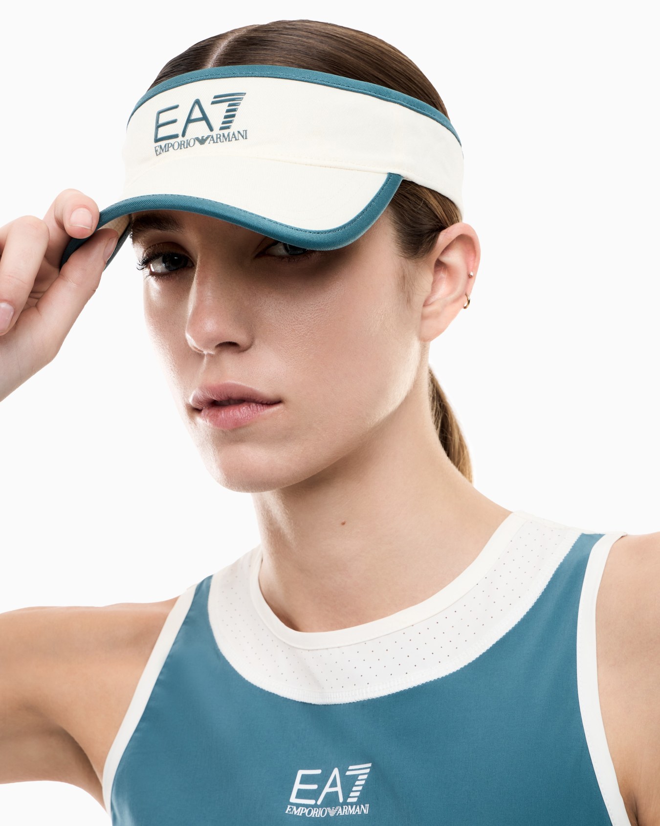 Tennis Pro cotton visor Slide 3