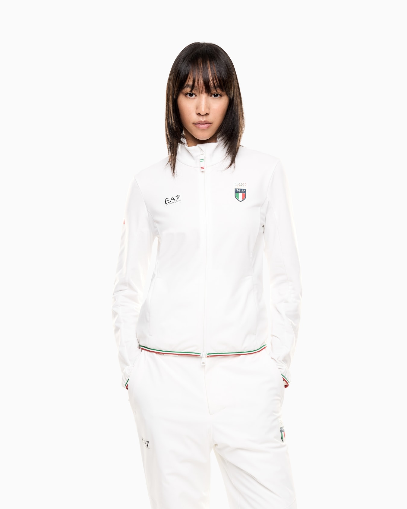 Italia Team Milano Cortina 2026 T-Top da sci in tessuto Powerstretch Slide 3