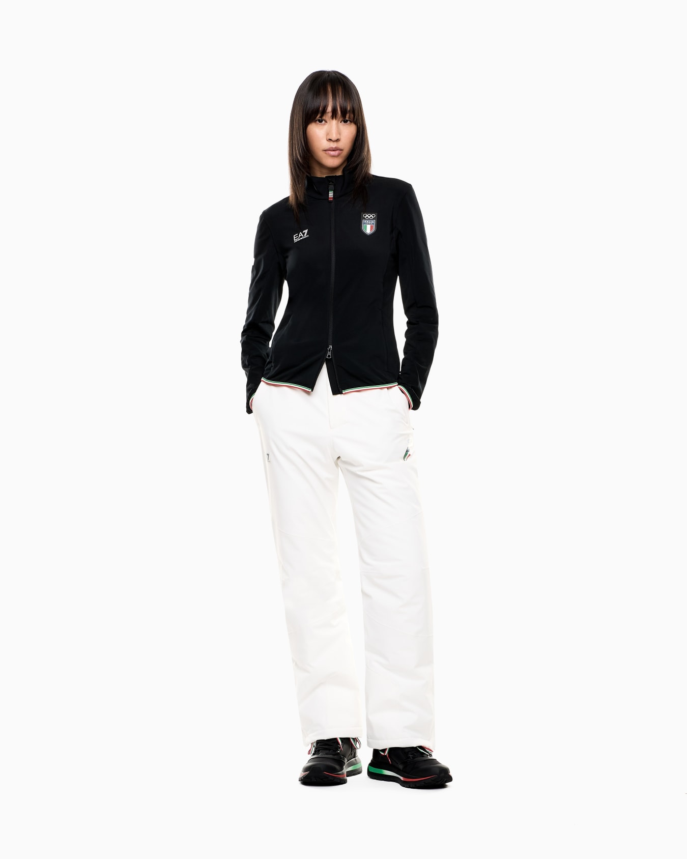 Powerstretch Ski Zip up Sweatshirt Slide 1