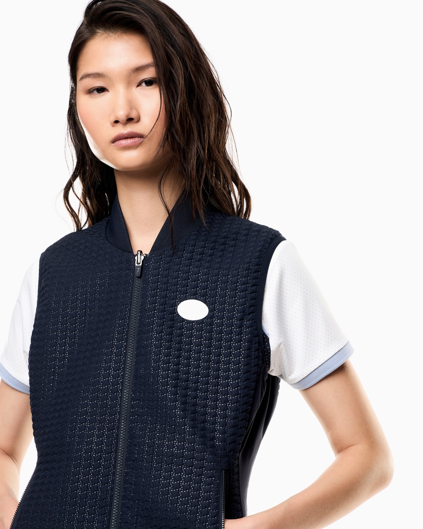 Lightly padded Golf Pro vest in technical VENTUS7 fabric スライドする 6