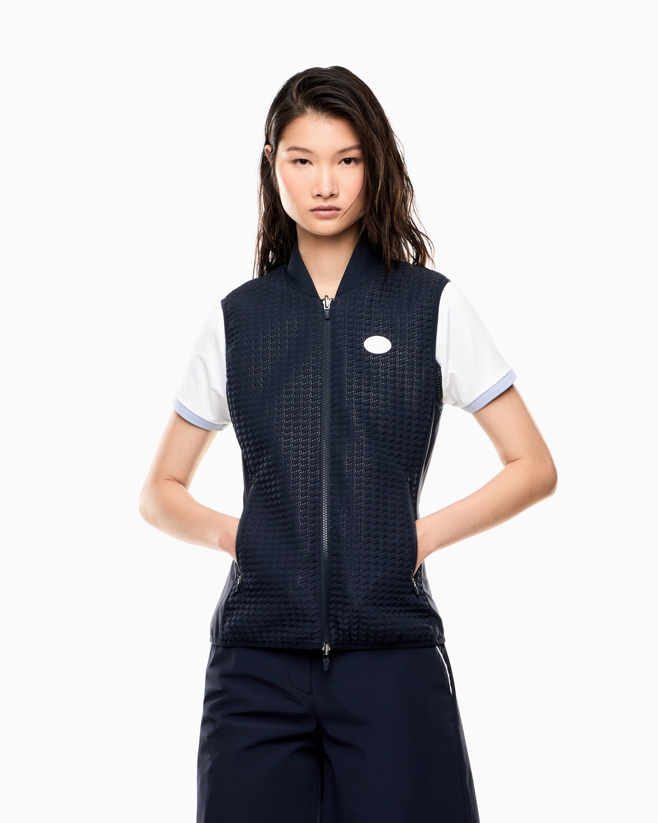 Lightly padded Golf Pro vest in technical VENTUS7 fabric スライドする 3