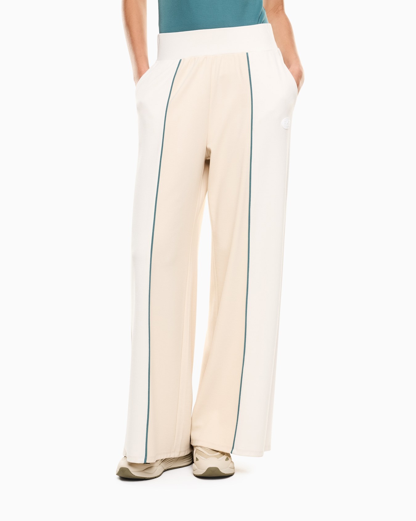Stretch viscose interlock trousers Slide 3