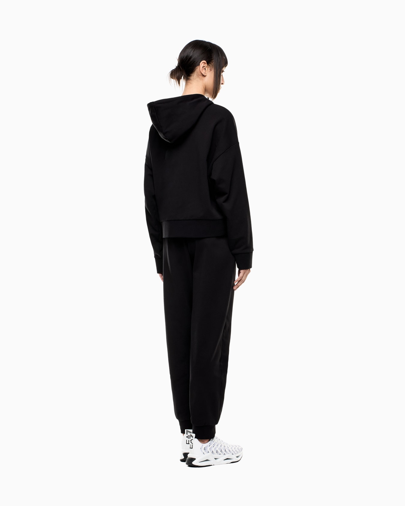 Visibility cotton-blend tracksuit with hood Slide 2