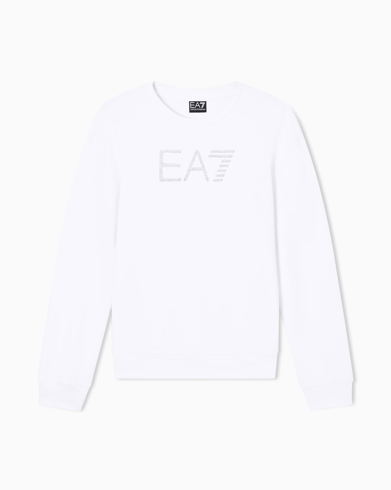 Sweat-shirt ras-du-cou Logo Series en jersey de coton  Diapositive 0