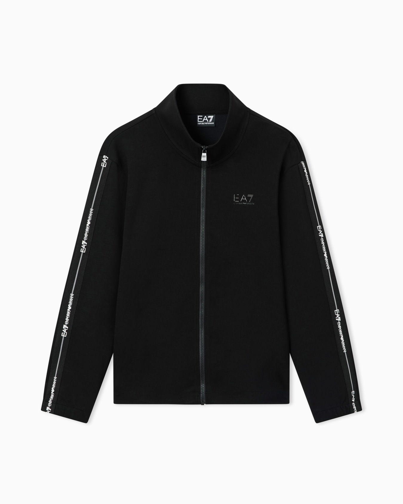 Felpa in misto modal stretch Logo Series Slide 0