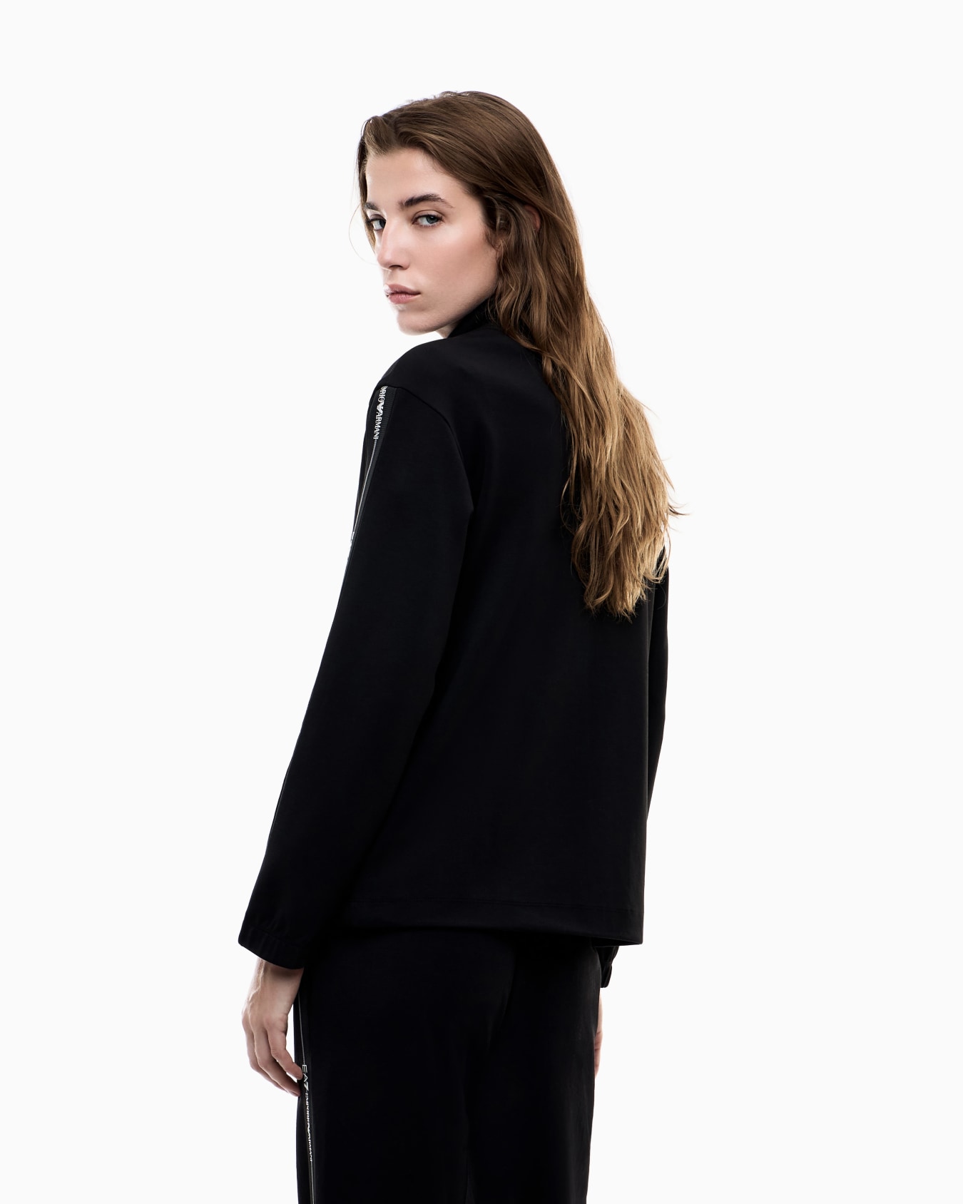 Felpa in misto modal stretch Logo Series Slide 2