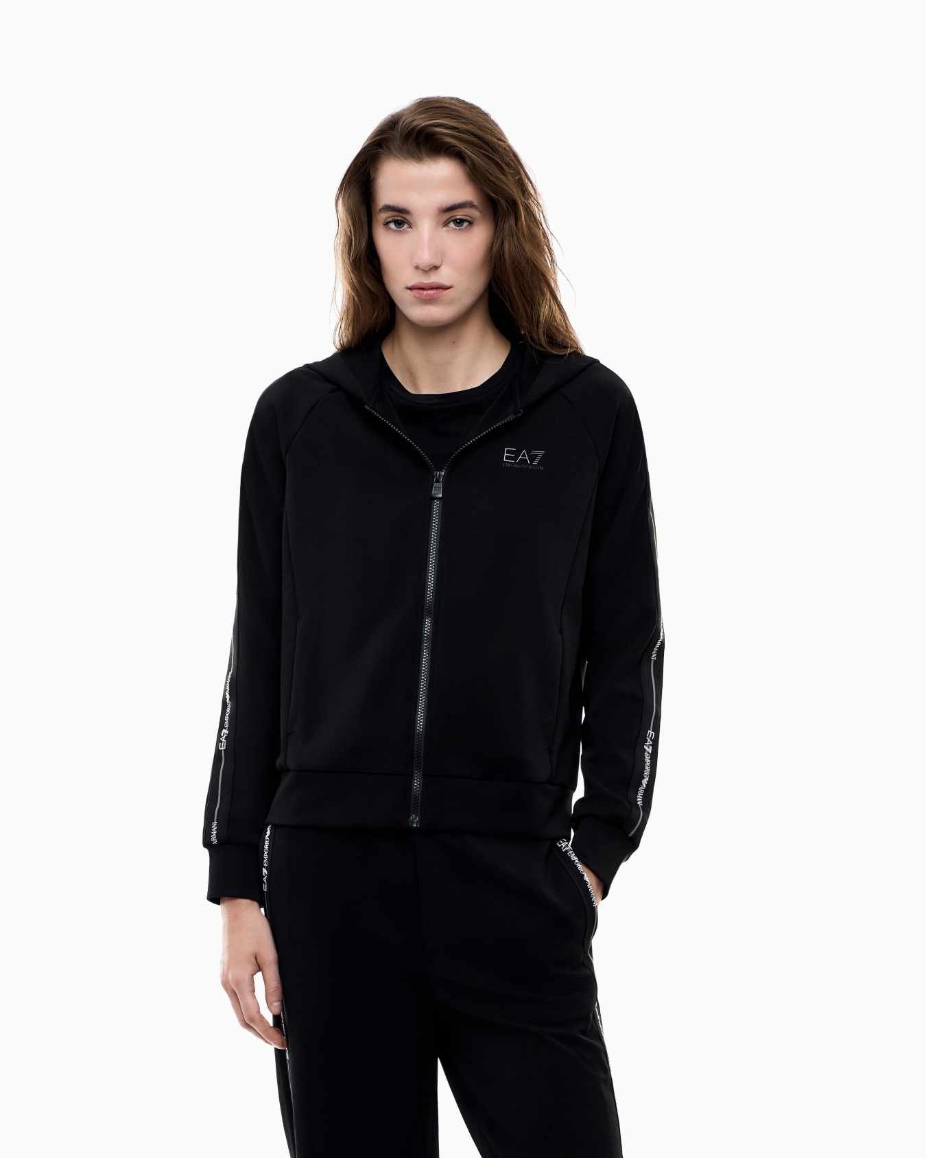 Stretch Jersey Hoodie Slide 3